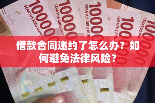 济南借款合同违约了怎么办？如何避免法律风险？