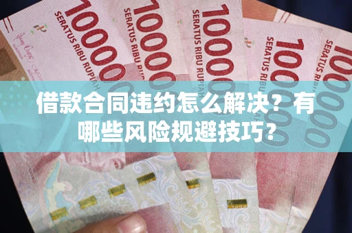 济南借款合同违约怎么解决？有哪些风险规避技巧？